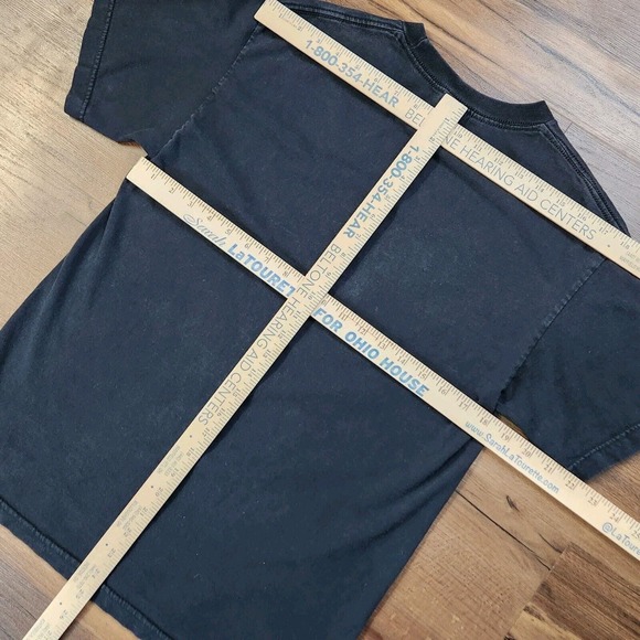 Vintage Monty Python M Men's T Shirt Holy Grail Killer Rabbit Run Away Shirt Y2K - Picture 4 of 4